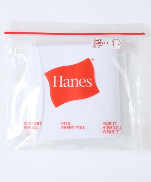 HANES(ヘインズ)の「【Hanes】ハーフスリーブTee HW1-Z101(Tシャツ/カットソー・レディース・ブラック/ホワイト・FREE)」の7枚目の写真