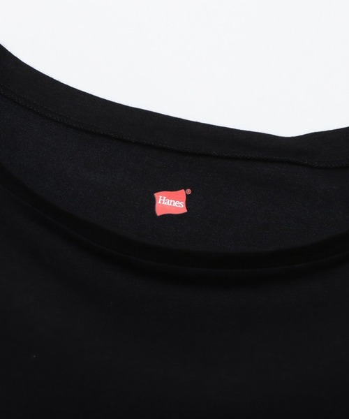 HANES(ヘインズ)の「【Hanes】ハーフスリーブTee HW1-Z101(Tシャツ/カットソー・レディース・ブラック/ホワイト・FREE)」の14枚目の写真