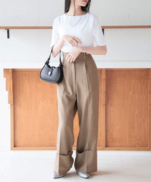 HANES(ヘインズ)の「【Hanes】ハーフスリーブTee HW1-Z101(Tシャツ/カットソー・レディース・ブラック/ホワイト・FREE)」の10枚目の写真