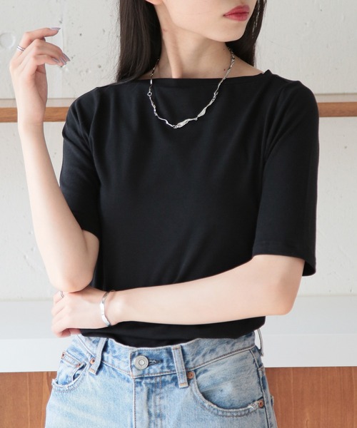HANES(ヘインズ)の「【Hanes】ハーフスリーブTee HW1-Z101(Tシャツ/カットソー・レディース・ブラック/ホワイト・FREE)」の16枚目の写真