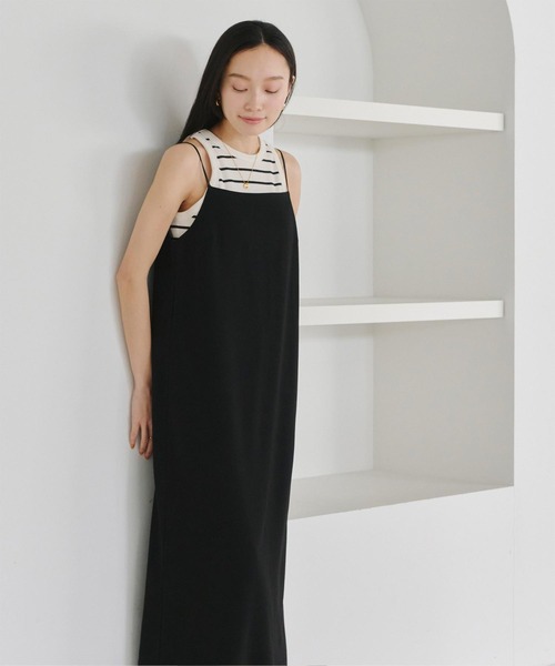 titivate(ティティベイト)の「カップ付きアメスリタンクトップ(タンクトップ・レディース・オレンジ/ホワイト系その他/ブラック/オフホワイト・M)」の8枚目の写真