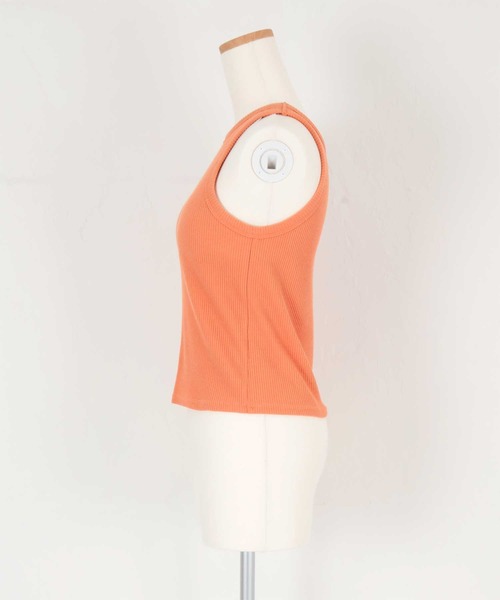 titivate(ティティベイト)の「カップ付きアメスリタンクトップ(タンクトップ・レディース・オレンジ/ホワイト系その他/ブラック/オフホワイト・M)」の18枚目の写真