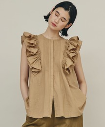 Curensology | Curensology(カレンソロジー)/コットンフリルスリーブブラウス(シャツ/ブラウス)
