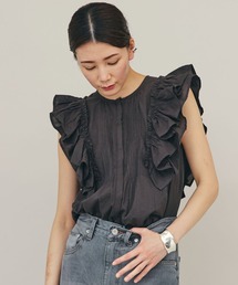 Curensology | Curensology(カレンソロジー)/コットンフリルスリーブブラウス(シャツ/ブラウス)