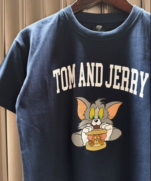 Tom＆Jerry（トムアンドジェリー）の「トムとジェリー オーバーサイズ プリントTシャツ（Tシャツ/カットソー・キッズ・グリーン/ホワイト系その他/ベージュ系その他/ベージュ系その他2/ホワイト系その他3/グレー系その他2/グレー系その他3/ベージュ/ネイビー/ブルー系その他/グレー系その他/オフホワイト/チャコールグレー/ホワイト系その他2/ベージュ系その他3/ダークグリーン・120cm/130cm/140cm/150cm/160cm/110cm）」の16枚目の写真