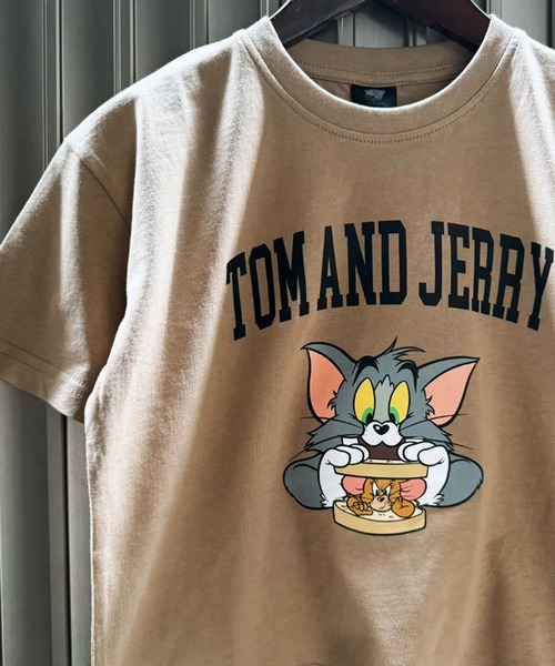 Tom＆Jerry（トムアンドジェリー）の「トムとジェリー オーバーサイズ プリントTシャツ（Tシャツ/カットソー・キッズ・グリーン/ホワイト系その他/ベージュ系その他/ベージュ系その他2/ホワイト系その他3/グレー系その他2/グレー系その他3/ベージュ/ネイビー/ブルー系その他/グレー系その他/オフホワイト/チャコールグレー/ホワイト系その他2/ベージュ系その他3/ダークグリーン・120cm/130cm/140cm/150cm/160cm/110cm）」の12枚目の写真