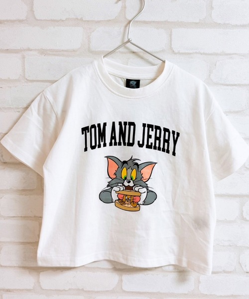 Tom＆Jerry（トムアンドジェリー）の「トムとジェリー オーバーサイズ プリントTシャツ（Tシャツ/カットソー・キッズ・グリーン/ホワイト系その他/ベージュ系その他/ベージュ系その他2/ホワイト系その他3/グレー系その他2/グレー系その他3/ベージュ/ネイビー/ブルー系その他/グレー系その他/オフホワイト/チャコールグレー/ホワイト系その他2/ベージュ系その他3/ダークグリーン・120cm/130cm/140cm/150cm/160cm/110cm）」の21枚目の写真