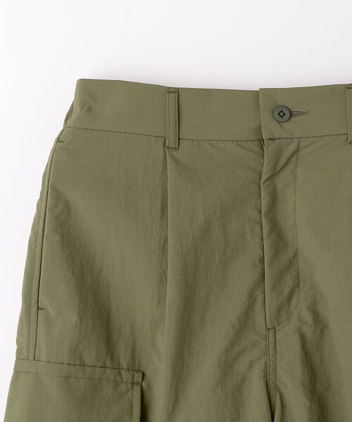 green label relaxing（グリーンレーベルリラクシング）の「ナイロン カーゴ パンツ（カーゴパンツ・レディース・オリーブ/ブラック/ホワイト・FREE）」の14枚目の写真