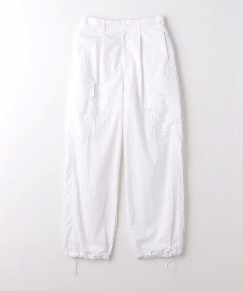 green label relaxing（グリーンレーベルリラクシング）の「ナイロン カーゴ パンツ（カーゴパンツ・レディース・オリーブ/ブラック/ホワイト・FREE）」の10枚目の写真