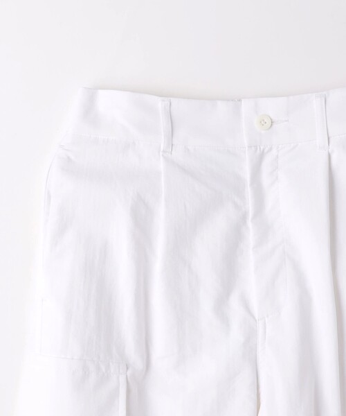 green label relaxing（グリーンレーベルリラクシング）の「ナイロン カーゴ パンツ（カーゴパンツ・レディース・オリーブ/ブラック/ホワイト・FREE）」の12枚目の写真