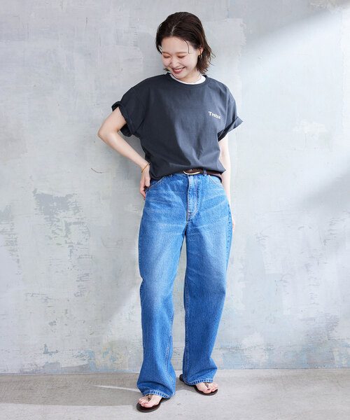 SLOBE IENA(スローブイエナ)の「Treize 13 Tシャツ(Tシャツ/カットソー・レディース・ホワイト/ベージュ/ネイビー・FREE)」の22枚目の写真