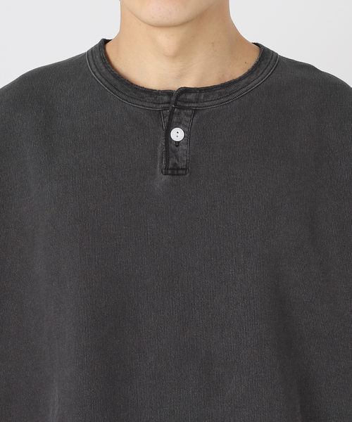 JOURNAL STANDARD（ジャーナルスタンダード）の「OE ピグメント 1Bヘンリーネック ショートスリーブ（Tシャツ/カットソー・メンズ・ブラック系その他/ホワイト/ブラウン/ライトグリーン・MEDIUM/LARGE）」の21枚目の写真