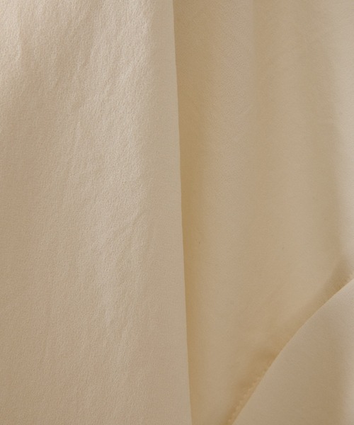 BEARDSLEY（ビアズリー）の「《セットアップ対応》ストレッチジョーゼットブラウス（シャツ/ブラウス・レディース・アイボリー/ブラック/ホワイト・FREE）」の15枚目の写真