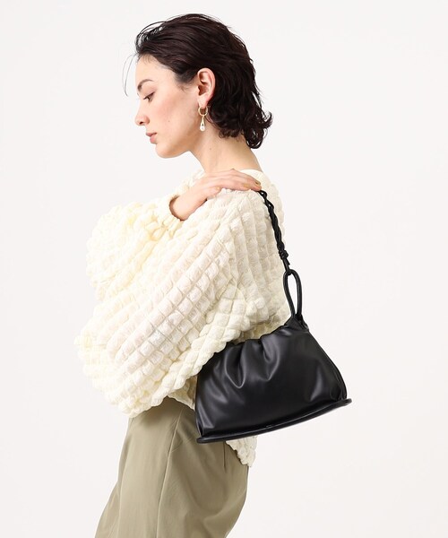 GALLEST(ギャレスト)の「【Casselini(キャセリーニ)/2WAY】プランプドロストバッグ(ハンドバッグ・レディース・ライトブルー/ナチュラル/ブラック・00)」の15枚目の写真