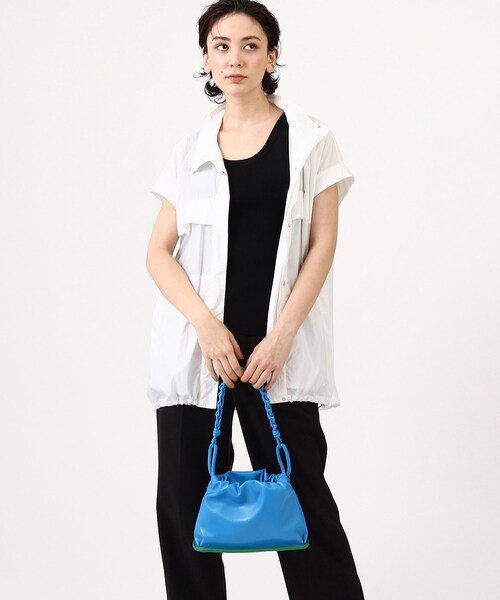 GALLEST(ギャレスト)の「【Casselini(キャセリーニ)/2WAY】プランプドロストバッグ(ハンドバッグ・レディース・ライトブルー/ナチュラル/ブラック・00)」の22枚目の写真