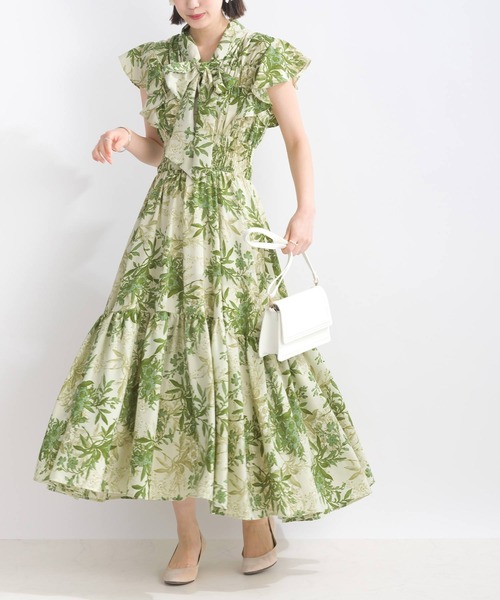 セール】フラワーリボンワンピース（ワンピース）｜PICCIN