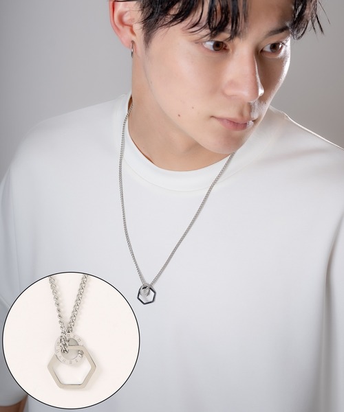 improves（インプローブス）の「バリエーション チャームネックレス（ネックレス・メンズ・B/G/C/D/E/F/A/H・FREE）」の3枚目の写真