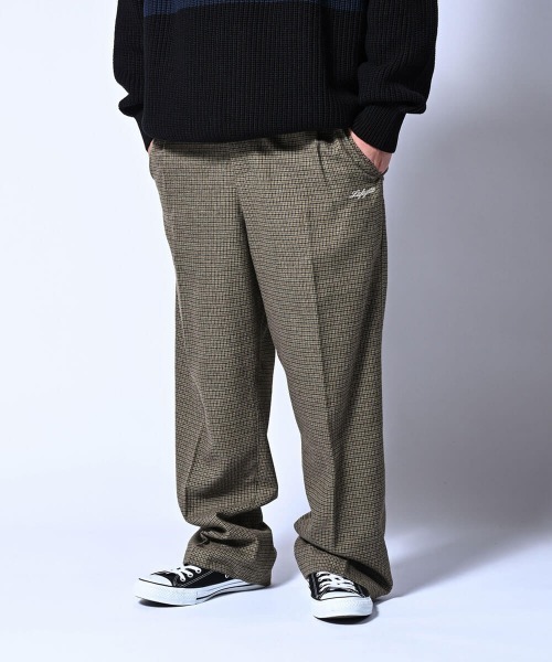 Lafayette（ラファイエット）の「LFYT ラファイエット [Lafayette] - PLEATED トラウザーパンツ TROUSERS BROWN - LA221208（スラックス・メンズ・ブラウン・38inch）」の3枚目の写真