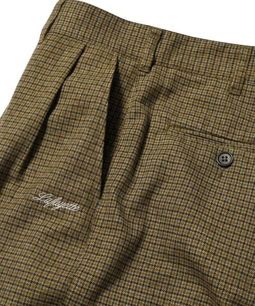 Lafayette（ラファイエット）の「LFYT ラファイエット [Lafayette] - PLEATED トラウザーパンツ TROUSERS BROWN - LA221208（スラックス・メンズ・ブラウン・38inch）」の7枚目の写真