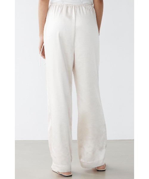 ALEXIA STAM（アリシアスタン）の「Ribbon Satin Straight Pants