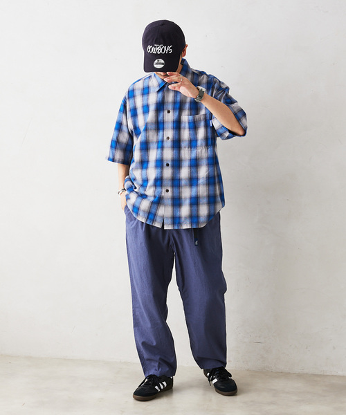 Gramicci（グラミチ）の「【GRAMICCI / グラミチ】別注 リネン/コットン 1タック イージースラックス（スラックス・メンズ・ライトグレー/ライトブルー/ブラック・LARGE/MEDIUM）」の6枚目の写真