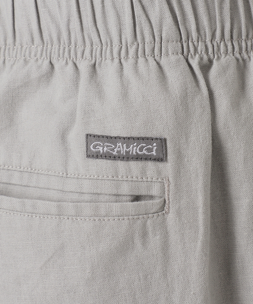 Gramicci（グラミチ）の「【GRAMICCI / グラミチ】別注 リネン/コットン 1タック イージースラックス（スラックス・メンズ・ライトグレー/ライトブルー/ブラック・LARGE/MEDIUM）」の14枚目の写真