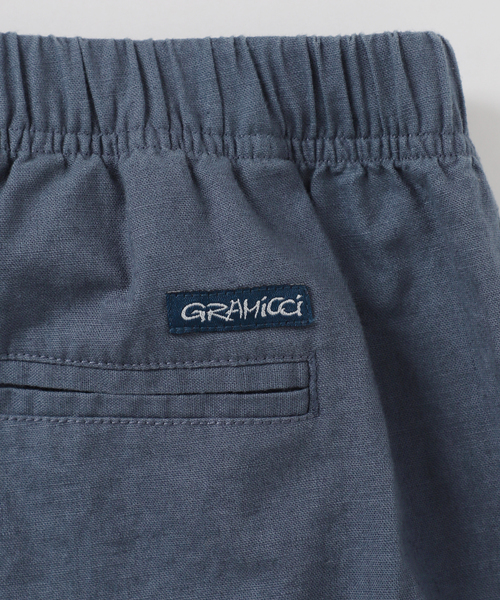 Gramicci（グラミチ）の「【GRAMICCI / グラミチ】別注 リネン/コットン 1タック イージースラックス（スラックス・メンズ・ライトグレー/ライトブルー/ブラック・LARGE/MEDIUM）」の13枚目の写真