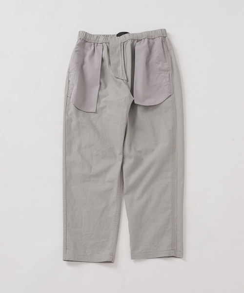 Gramicci（グラミチ）の「【GRAMICCI / グラミチ】別注 リネン/コットン 1タック イージースラックス（スラックス・メンズ・ライトグレー/ライトブルー/ブラック・LARGE/MEDIUM）」の12枚目の写真