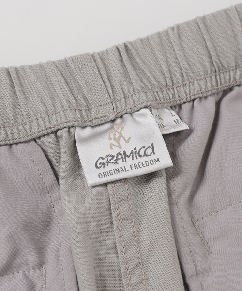Gramicci（グラミチ）の「【GRAMICCI / グラミチ】別注 リネン/コットン 1タック イージースラックス（スラックス・メンズ・ライトグレー/ライトブルー/ブラック・LARGE/MEDIUM）」の11枚目の写真