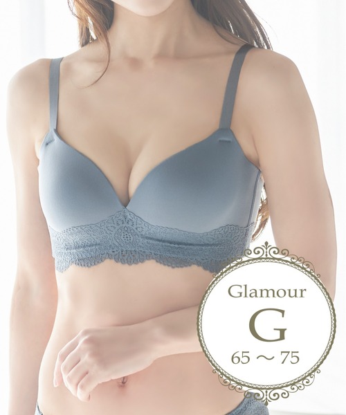 Dolce Fiora(ドルチェフィオラ)の「とろける様な肌触りが気持ちいい素材だから何度もつけたくなる【メローフィットブラジャー】Gカップ!(ブラジャー・レディース・グレー/モカ/ブラック・G75/G70/G65)」の3枚目の写真