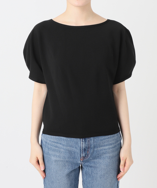 Noble（ノーブル）の「CO/PL パフスリーブニット（ニット/セーター・レディース・ライトグレー/ブラック・FREE）」の22枚目の写真