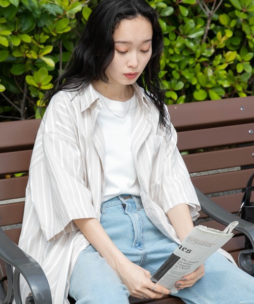 WEGO（ウィゴー）の「WEGO/イージーケアオックスフォードシャツ（シャツ/ブラウス・メンズ・グリーン系その他4/ブルー系その他4/ベージュ系その他/ブルー系その他・SMALL/MEDIUM/LARGE）」の3枚目の写真