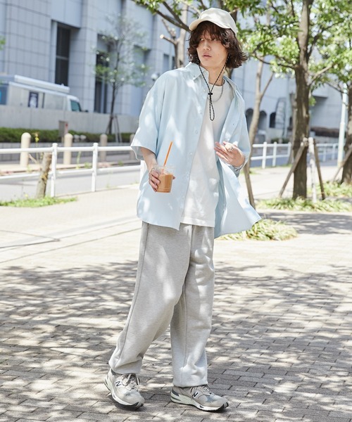 WEGO（ウィゴー）の「WEGO/イージーケアオックスフォードシャツ（シャツ/ブラウス・メンズ・グリーン系その他4/ブルー系その他4/ベージュ系その他/ブルー系その他・SMALL/MEDIUM/LARGE）」の6枚目の写真