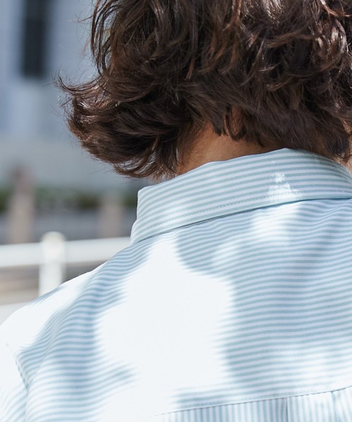 WEGO（ウィゴー）の「WEGO/イージーケアオックスフォードシャツ（シャツ/ブラウス・メンズ・グリーン系その他4/ブルー系その他4/ベージュ系その他/ブルー系その他・SMALL/MEDIUM/LARGE）」の12枚目の写真