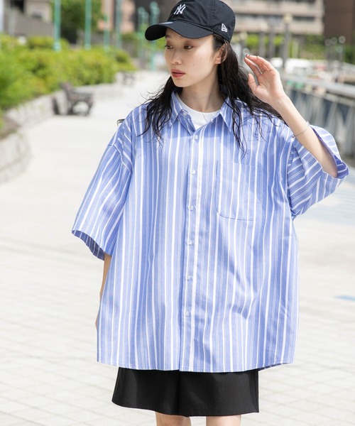 WEGO（ウィゴー）の「WEGO/イージーケアオックスフォードシャツ（シャツ/ブラウス・メンズ・グリーン系その他4/ブルー系その他4/ベージュ系その他/ブルー系その他・SMALL/MEDIUM/LARGE）」の22枚目の写真