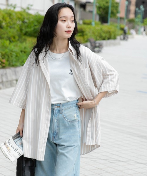 WEGO（ウィゴー）の「WEGO/イージーケアオックスフォードシャツ（シャツ/ブラウス・メンズ・グリーン系その他4/ブルー系その他4/ベージュ系その他/ブルー系その他・SMALL/MEDIUM/LARGE）」の14枚目の写真