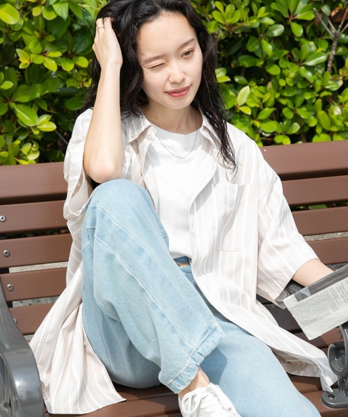 WEGO（ウィゴー）の「WEGO/イージーケアオックスフォードシャツ（シャツ/ブラウス・メンズ・グリーン系その他4/ブルー系その他4/ベージュ系その他/ブルー系その他・SMALL/MEDIUM/LARGE）」の15枚目の写真