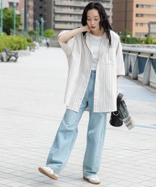 WEGO（ウィゴー）の「WEGO/イージーケアオックスフォードシャツ（シャツ/ブラウス・メンズ・グリーン系その他4/ブルー系その他4/ベージュ系その他/ブルー系その他・SMALL/MEDIUM/LARGE）」の16枚目の写真