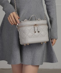 3WAY バニティバッグ キルティング ショルダーバッグ エレブ