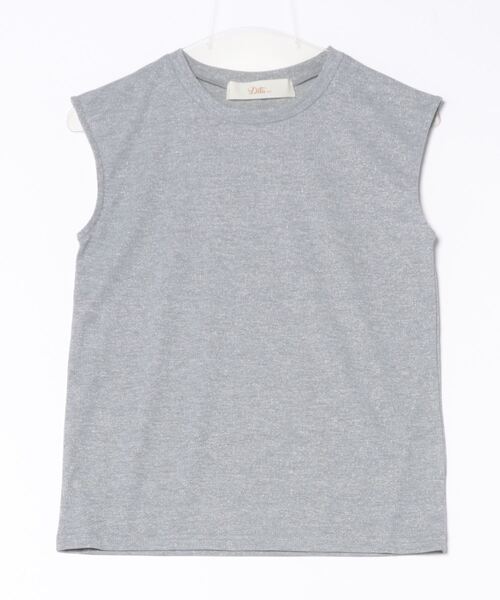 Dita Muaj.(ディータムアージュ)の「【SET】フレンチラメタンク&チュールキャミ(Tシャツ/カットソー・レディース・ホワイト/ブラック/サックスブルー/ナチュラル・FREE)」の6枚目の写真