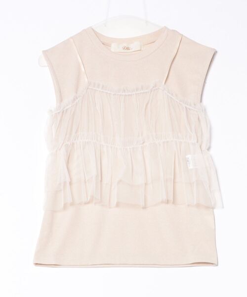 Dita Muaj.(ディータムアージュ)の「【SET】フレンチラメタンク&チュールキャミ(Tシャツ/カットソー・レディース・ホワイト/ブラック/サックスブルー/ナチュラル・FREE)」の20枚目の写真