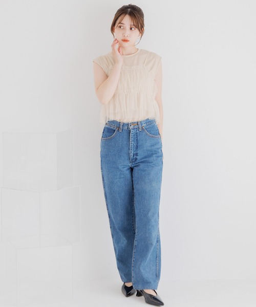 Dita Muaj.(ディータムアージュ)の「【SET】フレンチラメタンク&チュールキャミ(Tシャツ/カットソー・レディース・ホワイト/ブラック/サックスブルー/ナチュラル・FREE)」の17枚目の写真