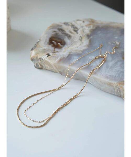 earth music&ecology（アースミュージックアンドエコロジー）の「ミニマルチェーン2setネックレス（ネックレス・レディース・シルバー/ゴールド・FREE）」の7枚目の写真