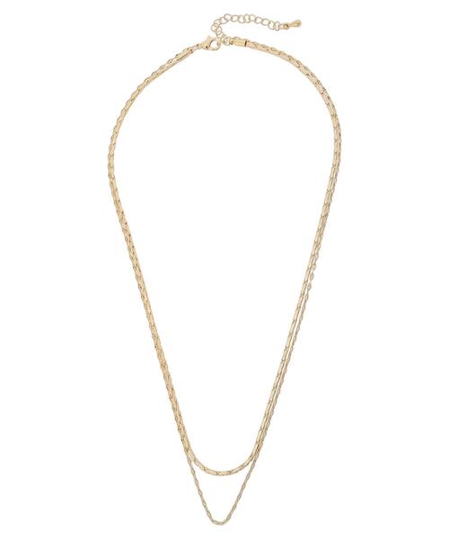 earth music&ecology（アースミュージックアンドエコロジー）の「ミニマルチェーン2setネックレス（ネックレス・レディース・シルバー/ゴールド・FREE）」の12枚目の写真