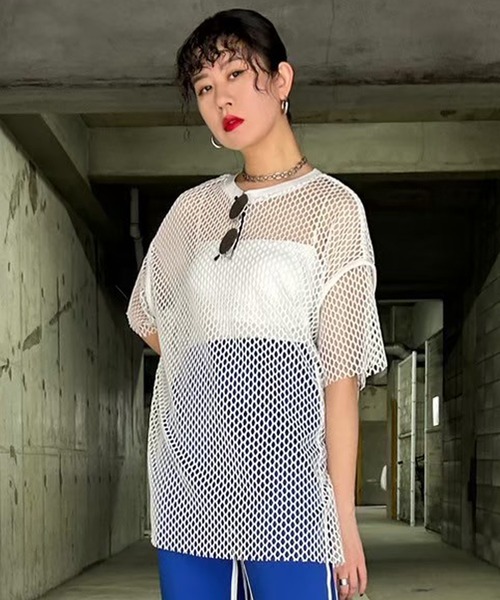 【セール】【Narcissus】メッシュTシャツ（Tシャツ/カットソー）｜Narcissus（ナルシス）