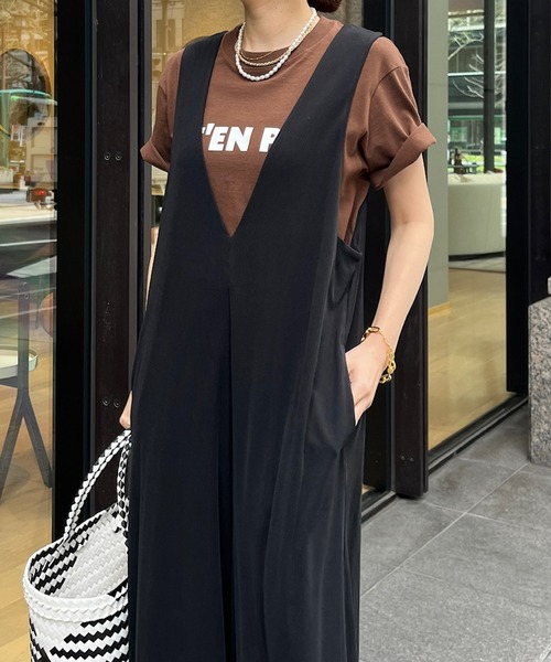 DouDou（ドゥドゥ）の「【WEB限定】ジャージーサロペット