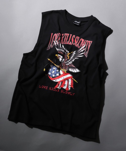 Ed Hardy タンクトップ Hardy/エド・ハーディー ピグメント加工
