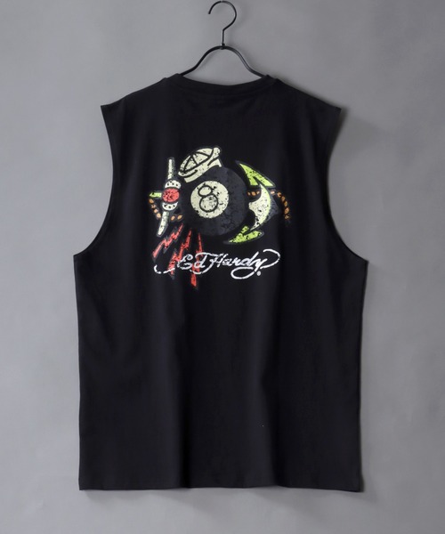 Ed Hardy(エドハーディー)の「Ed Hardy/エド・ハーディー ヴィンテージライク ロックプリント ノースリーブシャツ(タンクトップ・メンズ・ブラック/ブラック系その他/ブラック系その他3/ブラック系その他2・LL/M/L)」の6枚目の写真