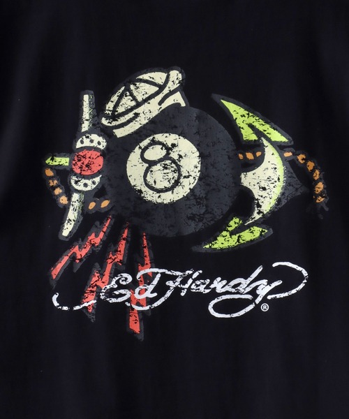 Ed Hardy(エドハーディー)の「Ed Hardy/エド・ハーディー ヴィンテージライク ロックプリント ノースリーブシャツ(タンクトップ・メンズ・ブラック/ブラック系その他/ブラック系その他3/ブラック系その他2・LL/M/L)」の8枚目の写真