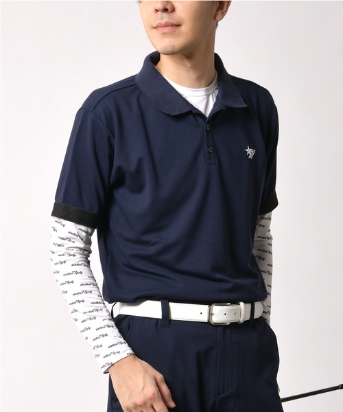 stella77golf(ステラセブンティーンセブンゴルフ)の「接触冷感クルーネックゴルフ長袖カットソー(Tシャツ/カットソー・メンズ・ブラック/ホワイト・SMALL/MEDIUM/LARGE/X-LARGE/XX-LARGE)」の13枚目の写真